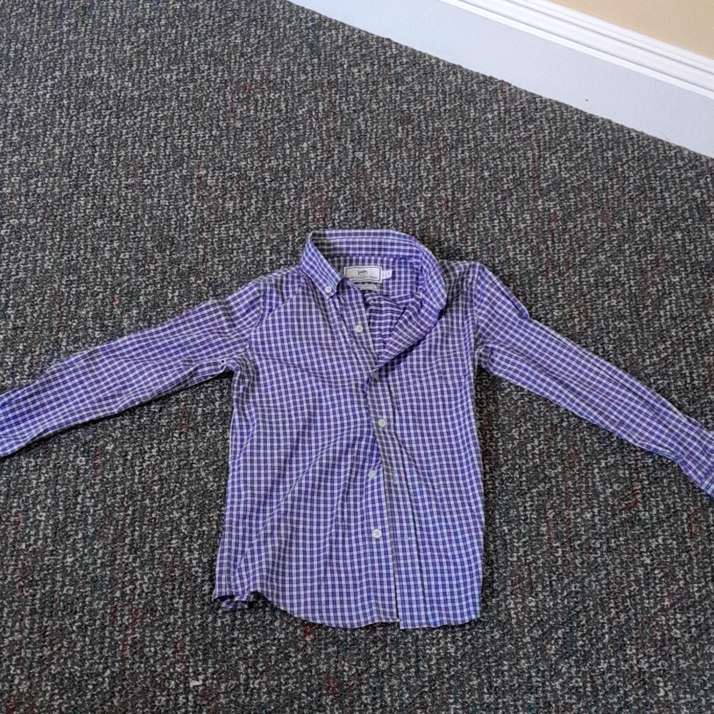 Southern Tide boys age 6-7 long sleeve button down